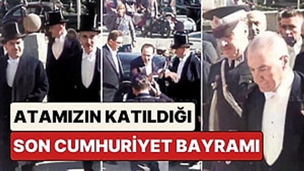 Kronik Döküman, 29 Ekim 1937 tarihinde Mustafa Kemal Atatürk ve diğer devlet görevlilerinin meclise giriş anının görüntülerini renklendirdi.