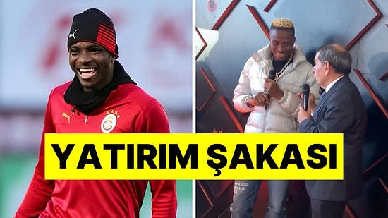 Galatasaray Başkanı Dursun Özbek'in Victor Osimhen'e Ev Satmaya Çalıştığı Anlar