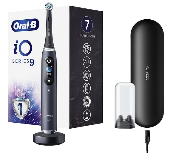 Oral-B iO - 9 Siyah Şarjlı/Elektrikli Diş Fırçası