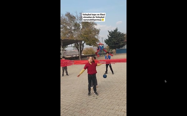 Paylaşılan video kalpleri ısıtırken pek çok kişi okula file ve voleybol topu hediye etmek istedi.