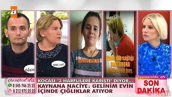 20. Afyonkarahisar'dan 31 yaşında, iki çocuk sahibi Gökhan Bulut, 22 Nisan'da ortadan kaybolan ve 'Üç harflilerle evliyim' iddiasında bulunan eşi Döndü Bulut'u arıyordu. Esra Erol ve ekibi, Döndü hanımı buldu.