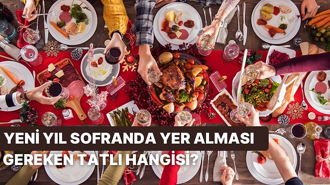 Yeni Yıl Sofrana Çoook Yakışacak Tatlı Bu Testin Sonunda!