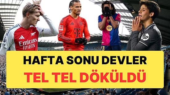 Hafta Sonu Avrupa'nın Dev Kulüpleri Liglerinde Tel Tel Döküldü