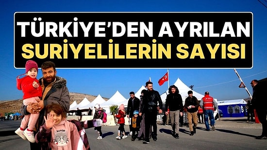 Türkiye’den Ayrılan Suriyeliler Ülkelerine Dönüyor: Son 5 Günde 7 Bin 871 Suriyeli Geri Döndü