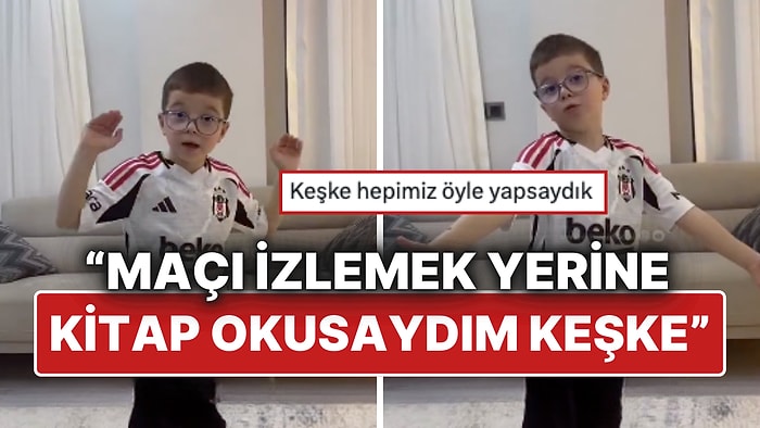 Beşiktaşlı Minik Fenomen Ömer Doruk Yılmaz'dan Mağlubiyet Yorumu: "Hikaye Kitabı Okusaydım Keşke"