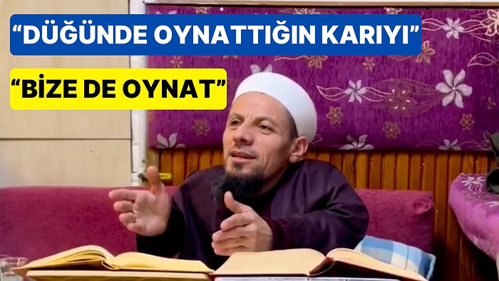 Kadınlarla Kafayı Bozan Sözde Hoca Bu Kez de "Karını Bize de Evde Oynat" Sözleriyle Tepki Çekti