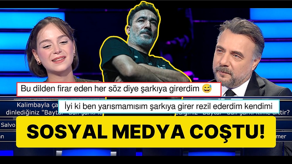 Kim Milyoner Olmak İster'de Sagopa Kajmer'in Şarkısı Soruldu: Sosyal Medya Coştu!