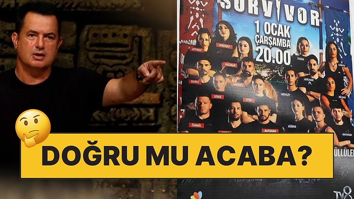 Afiş Doğru muydu? 1 Ocak'ta Başlayacağı İddia Edilen Survivor'ın Tanıtımı Hala Gelmedi!