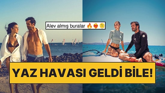 Hande Erçel ve Barış Arduç'lu Rüzgara Bırak Filminden Gelen Fotoğraflar Ortalığı Yaktı Geçti!