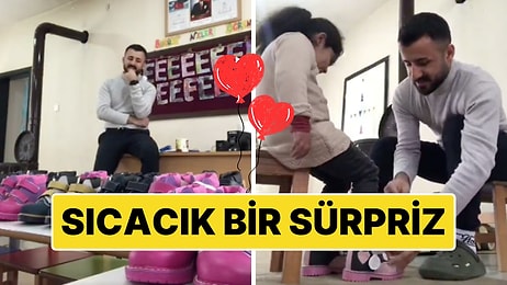 İsmail Güven İsimli Köy Okulu Öğretmeninden Öğrencilerine Sıcacık Bir Sürpriz!