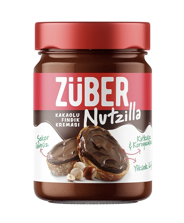 8. Züber Nutzilla Fındık Kreması Kakaolu 315g