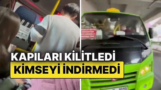 Sarıyer’de Minibüs Ücret Tartışması: Şoför Yolcuları Kapıları Kilitleyerek İndirmedi