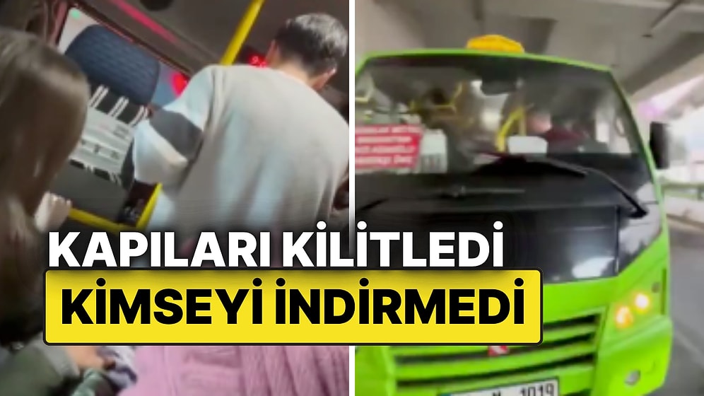 Sarıyer’de Minibüs Ücret Tartışması: Şoför Yolcuları Kapıları Kilitleyerek İndirmedi