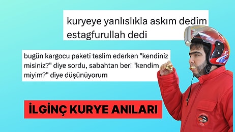 Kuryelerle Yaşadıkları İlginç Anları Anlatarak Güldüren Kişiler