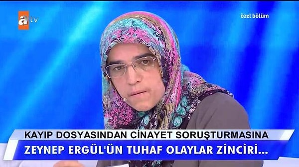 Ancak bu cinayette ağzımızı açık bırakan olayın vahşetinin yanı sıra Zeynep Ergül'ün yalanlarıydı. Ergül'ün kızı, annesinin engelli raporu alarak dilencilik yapmak için çeşitli yalanlar söylediğini ve kendisine kötü davrandığını öne sürerek eve dönmek istemediğini ifade etti. Zeynep Ergül ise gırtlak kanseri, görme ve duyma kaybı gibi pek çok sağlık sorunuyla mücadele ettiğini, kolunda 'çıtlak' olarak adlandırdığı bir durumun da bulunduğunu belirtti. Ayrıca, o dönemde felçli olduğunu iddia eden Ergül, yürüyüşünü değiştirme ve bayılma numarası yapma gibi davranışlarda bulunmuştu.