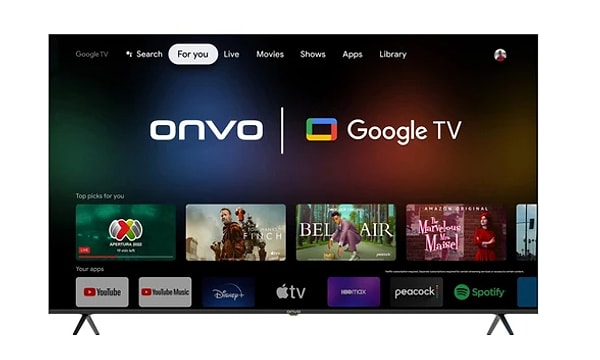 Onvo 85OVF9000U 85" Uydu Alıcılı 4K Ultra HD Smart LED TV