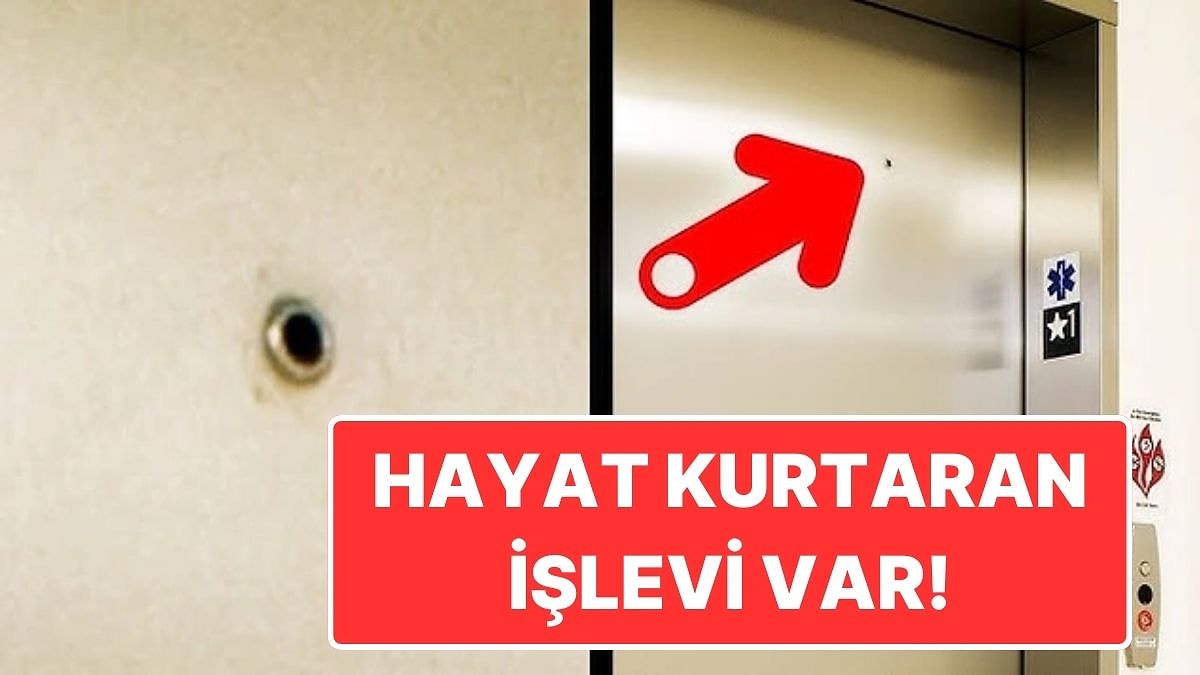 Asansör Kapılarındaki Minik Daire Şeklindeki Delik Ne İşe Yarıyor?