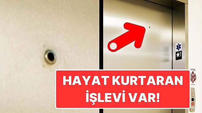 Asansör Kapılarındaki Minik Daire Şeklindeki Delik Ne İşe Yarıyor?