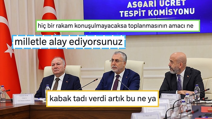 Asgari Ücretin Üçüncü Toplantısında Yine Rakam Çıkmamasına Gelen Tepkiler