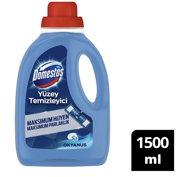 8. Domestos Yüzey Temizleyici Yoğun Kıvam Okyanus 1500 ml