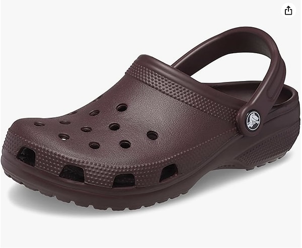 3. Crocs Classic Dark Cherry Sandalet Unisex Yetişkin