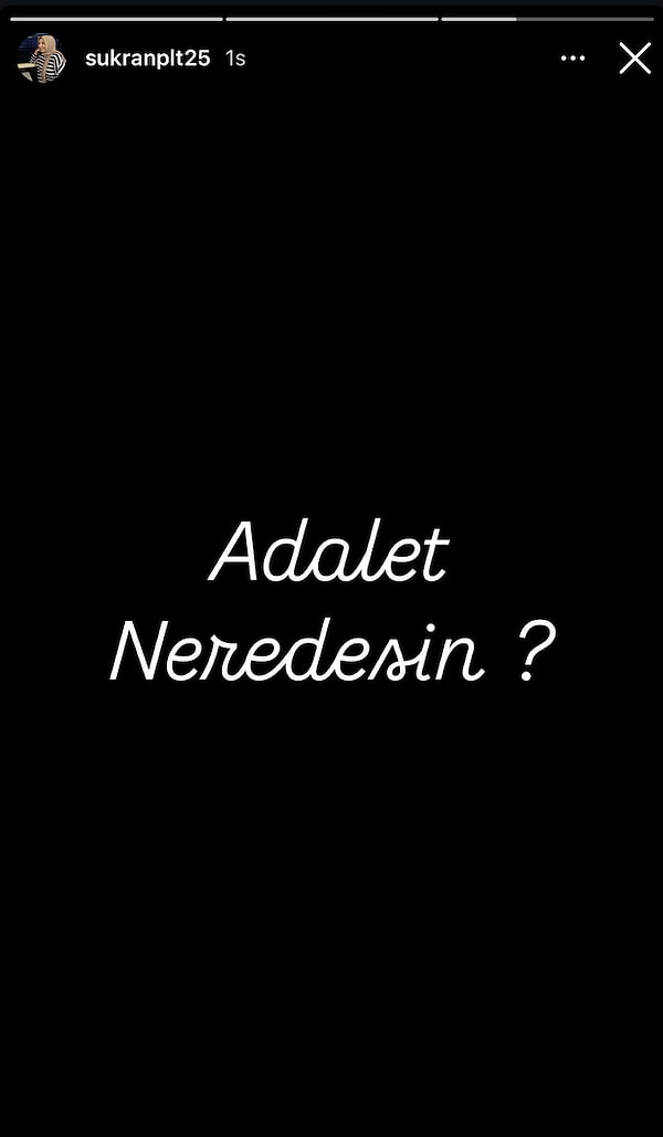 Duruşma çıkışı, "Söyleyecek bir şey yok. Saygımız sonsuz" diyen Engin'in, annesi Şükran Polat ise sadece "Adalet Neredesin?" diyerek karara tepki gösterdi.