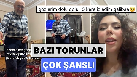 Bazı Torunlar Çok Şanslı: Dedenize Özleminizi Pekiştirecek Video Yorum Yağmuruna Tutuldu