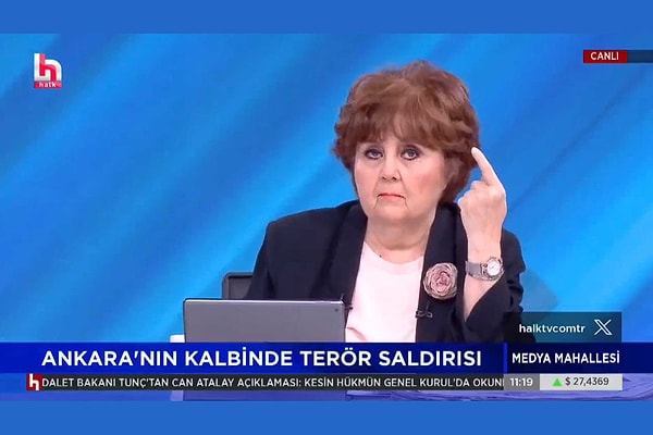 İstanbul'da 2 Ekim 2023'de bir televizyon programında sunucu olan Ayşenur Arslan'ın önceki gün İçişleri Bakanlığı önünde gerçekleştirilen bombalı terör eylemi ile ilgili sarf ettiği sözlere ilişkin yürütülen soruşturma tamamlandı.