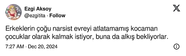 "Narsist evreyi tamamlayamamış kocaman çocuklar..."👇