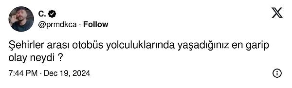 Soru şöyleydi;