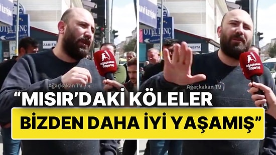 Asgari Ücretle Geçinmenin Zorluğunu Vurgulayan Vatandaş: "Mısır'daki Köleler Bizden Daha İyi Yaşamış"