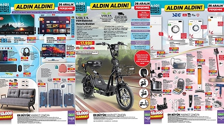 A101'e Volta VSM Elektrikli Motorlu Bisiklet Geliyor! 26 Aralık 2024 A101 Aldın Aldın Kataloğu