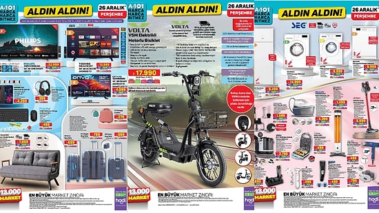 A101'e Volta VSM Elektrikli Motorlu Bisiklet Geliyor! 26 Aralık 2024 A101 Aldın Aldın Kataloğu