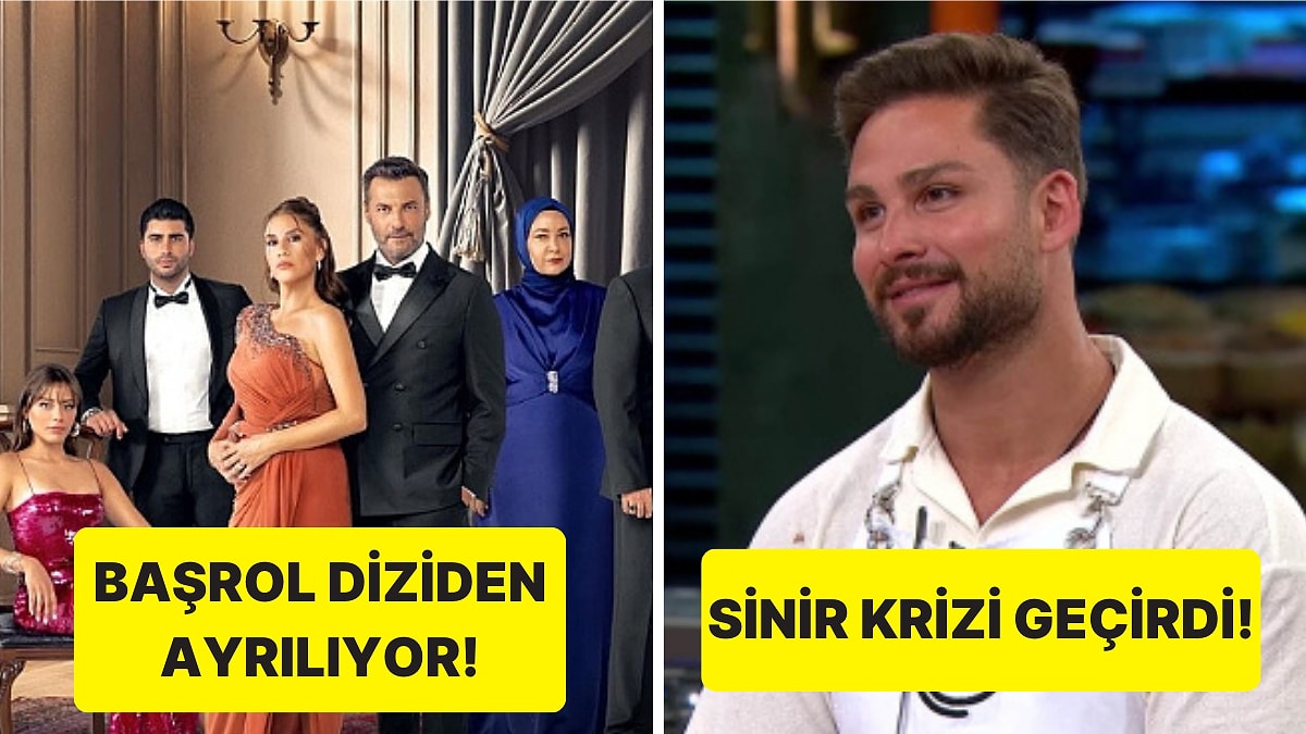 MasterChef Onur'un Ağlama Krizinden Şerbo'dan Ayrılan Oyuncuya Televizyon Dünyasında Bugün Yaşananlar