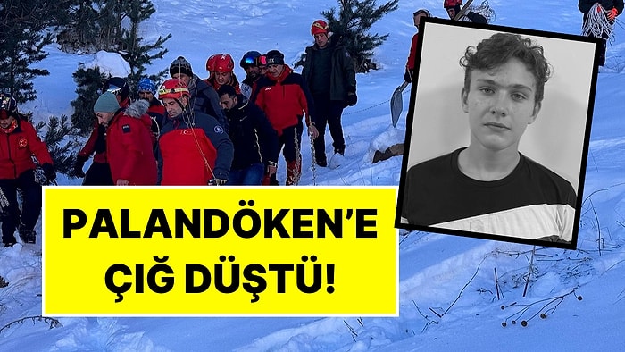 Palandöken Kayak Merkezine Çığ Düştü: 16 Yaşındaki Milli Sporcudan Acı Haber!