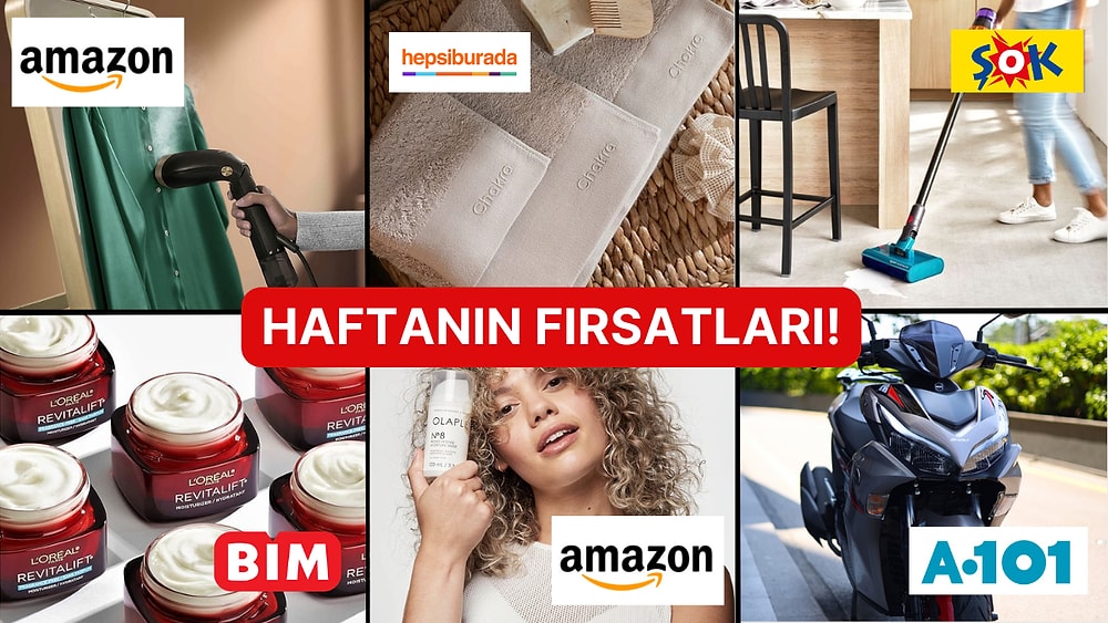 Haftanın Tüm İndirimleri Burada! Hepsiburada'dan Amazon'a Dikkat Çeken İndirimler ve Aktüel Katalogları