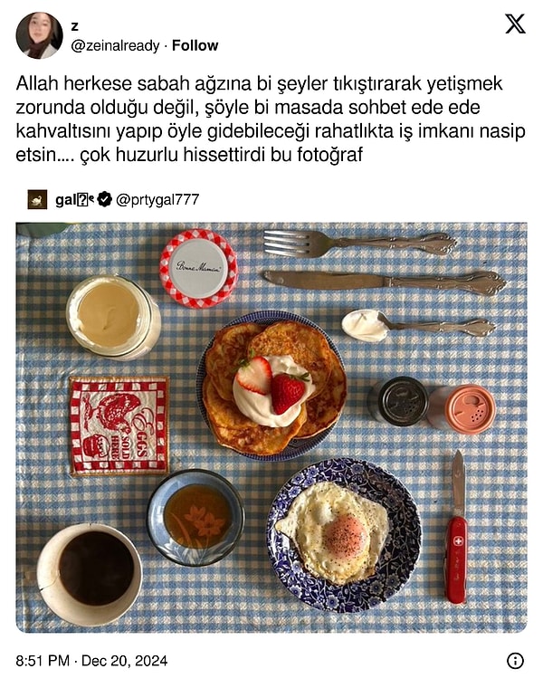 7. Mesele kahvaltı değil...