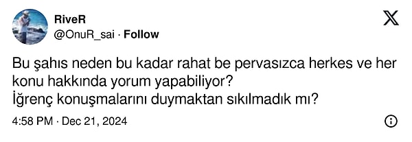 Ahmet Çakar'ın yakışıksız bulunan sözleri sonrası sosyal medya kullanıcıları da epey öfkelendi!