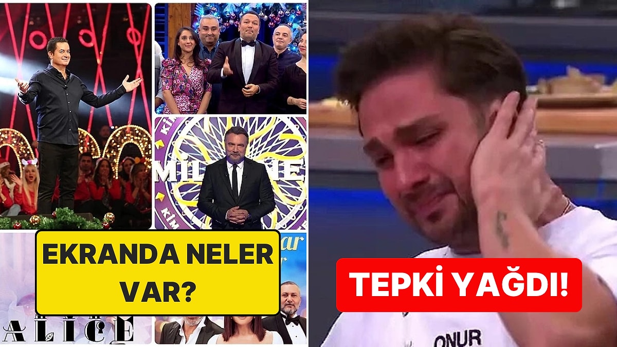 Yılbaşını Vuran Ekonomik Krizden Yarışmacı Ağlarken Yemek Yiyen Somer Şef'e TV Dünyasında Bugün Yaşananlar