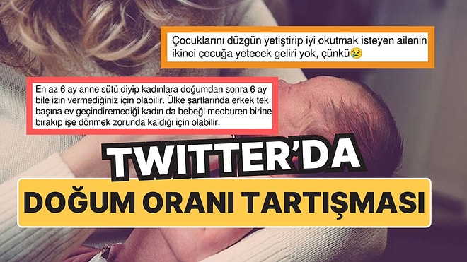 Doğurganlık Hızının Rekor Seviyelere Gerilemesi Hakkında Twitter Kullanıcılarından Çarpıcı Nedenler