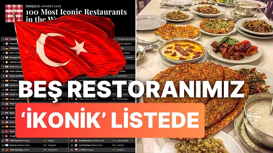 TasteAtlas Dünyanın En İkonik 100 Restoranını Seçti: Türkiye'den 5 Restoran Listede!