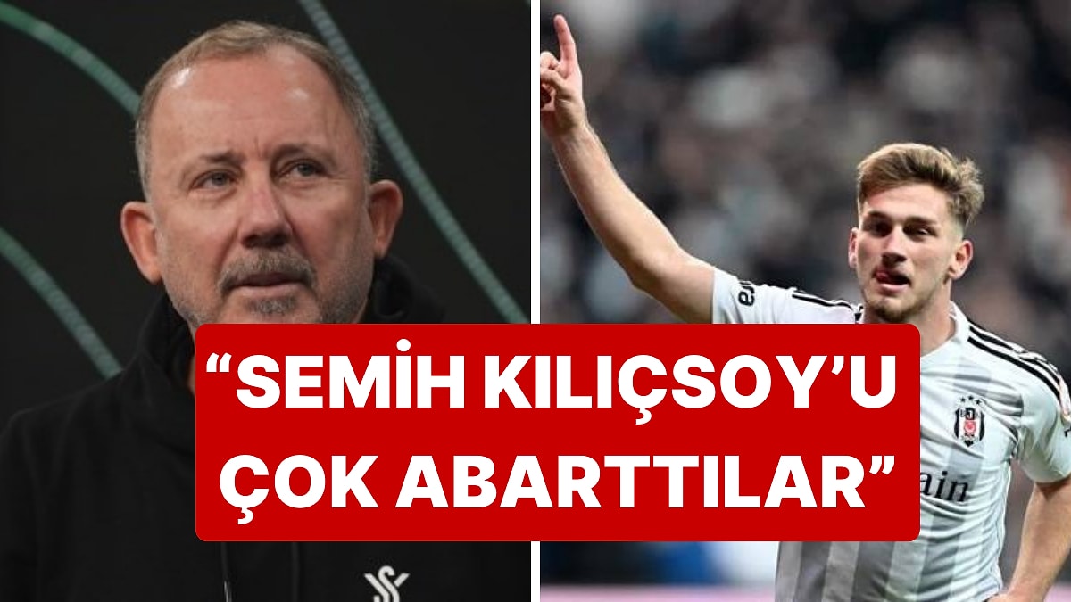 Beşiktaş'ın Genç Yıldızı Semih Kılıçsoy İçin Sergen Yalçın'dan Eleştiri Geldi