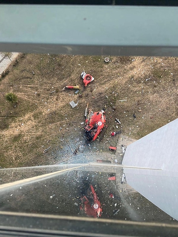 Kaza haberinin ardından bölgeye çok sayıda sağlık ve arama kurtarma ekibi sevk edildi. Ancak helikopterde bulunan 2 pilot, 1 doktor ve 1 personel olay yerinde hayatını kaybetti.