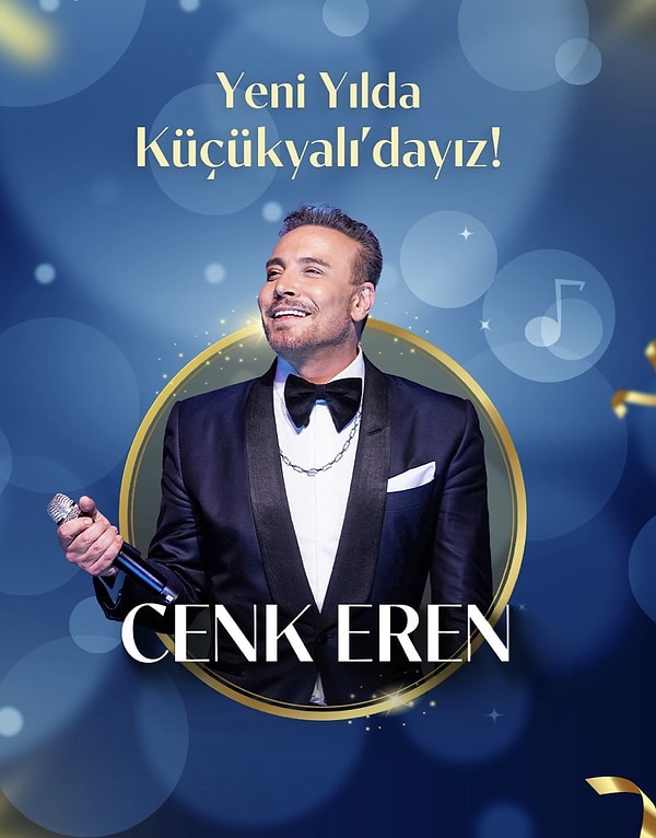 Elite World Grand Istanbul Küçükyalı'da konser verecek Cenk Eren'i izlemek istiyorsanız bilet fiyatı 20 bin TL'ye çıkıyor.