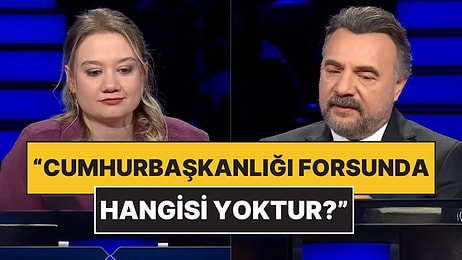 Cumhurbaşkanlığı Forsu Soruldu: Kim Milyoner Olmak İster'de 1 Milyonluk Soru Açıldı!