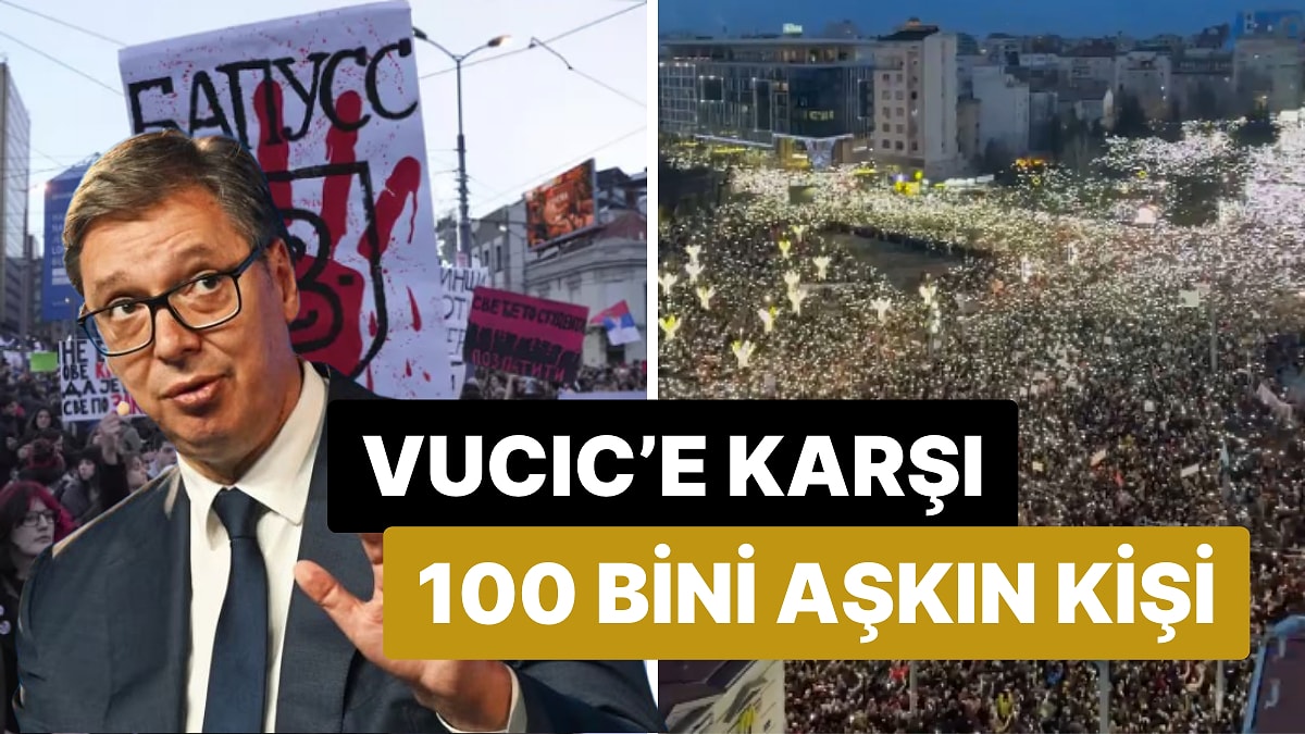 Belgrad'da Sesler Yükseldi: Cumhurbaşkanı Vučić'i Hedefine Alan Halk Adli Soruşturma İçin Sokaklara Döküldü