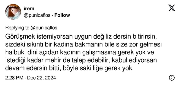 Sonrasında da bunu ilginç argümanlarla "destekleyen" kullanıcıya yorumlar gecikmedi.