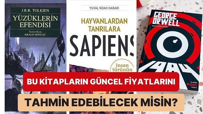 Bu Kitapların Güncel Fiyatlarını Doğru Tahmin Edebilecek misin?