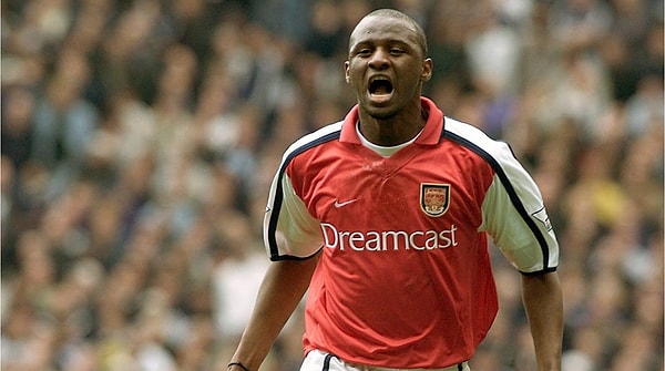 23.sırada bir zamanlar Arsenal deyince akla gelen isimlerden Patrick Vieira...