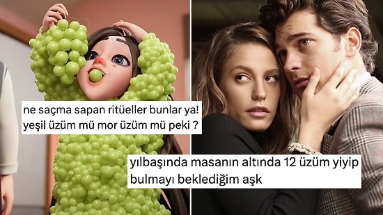 Yılbaşındaki 12 Üzüm Ritüelini Fazla Ciddiye Alan Kişiler